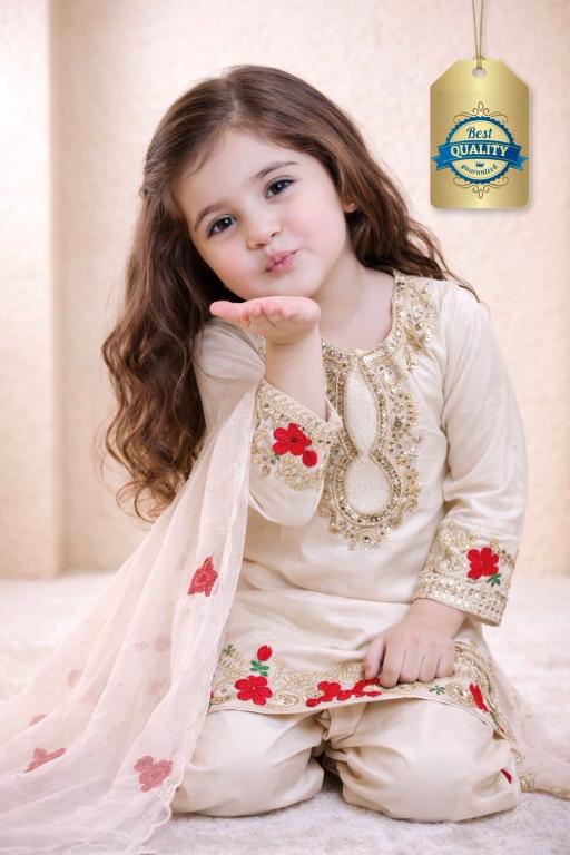 Premium Quality Ready To Wear OC 245 Crep White Bulk kids wear suppliers in Mumbai